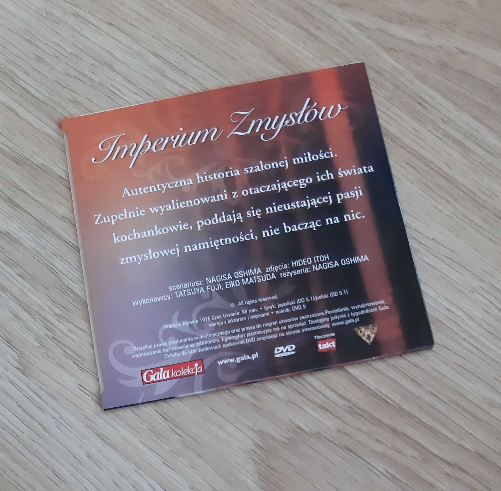 Film DVD Imperium zmysłów. reżyseria Nagisa Oshima lektor+napisy