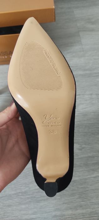 Sapato feminino italiano preto da Vernissage (38)