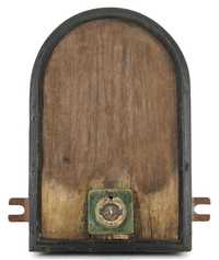 Antiga porta de Tonel em madeira com boca em cobre - Casa Hipólito