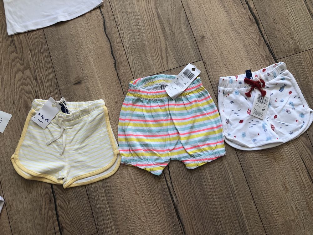 Paka ubranek na wiosne/lato 56/62 nowe