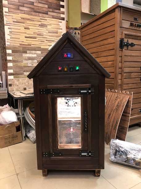 Коптильня Утепленная на 10 кг. с Окном и Вентилятором.