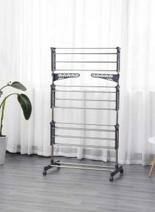 Сушарка для одягу посилена  вертикальна 145/170/178  BONRO