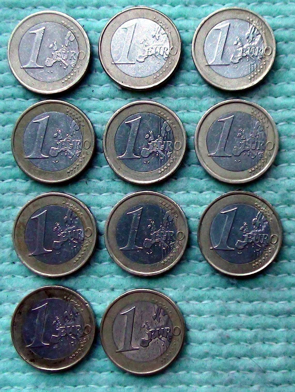 Монета 2 euro 1 евро евроцент юбилейная злотый крона