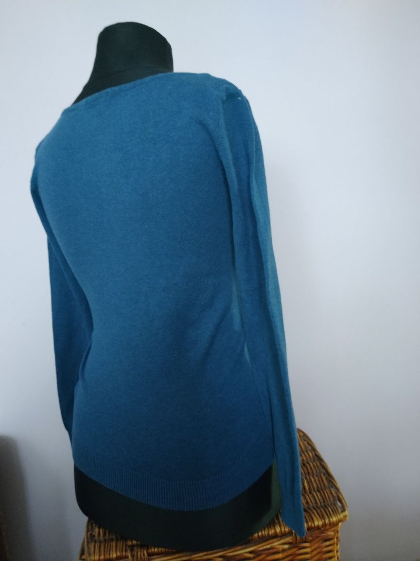 Sweterek damski H&M ciemno niebieski  S
