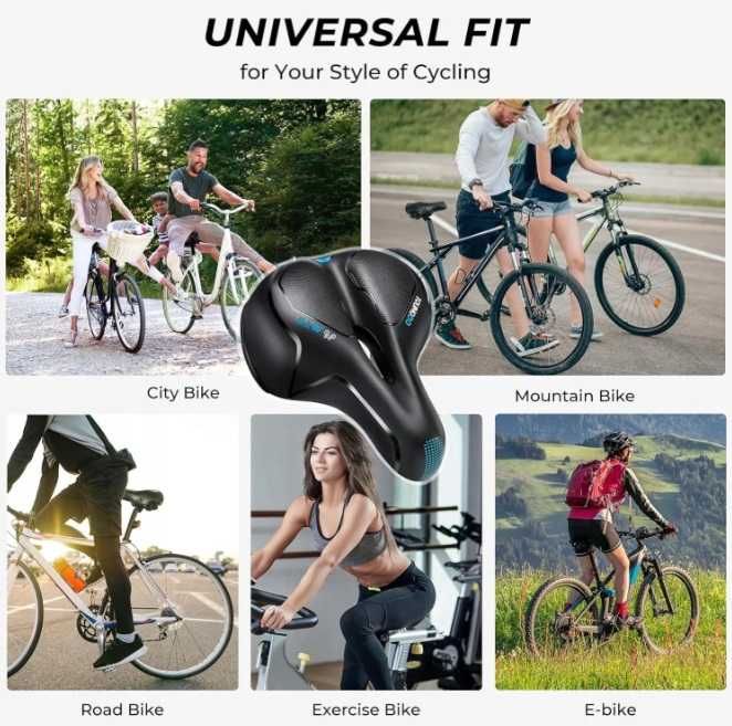 Wygodne i amortyzujące siodełko do roweru YOUNGDO