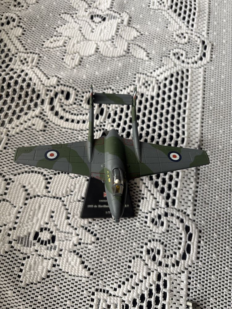 Kolekcja modeli samolotów świata deHavilland Vampire FB-9 1955