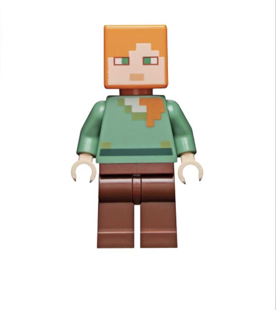 Lego Minecraft Alex figurka