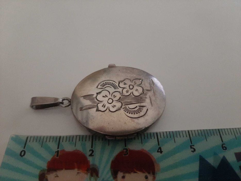 Cepelia stary srebrny sekretnik