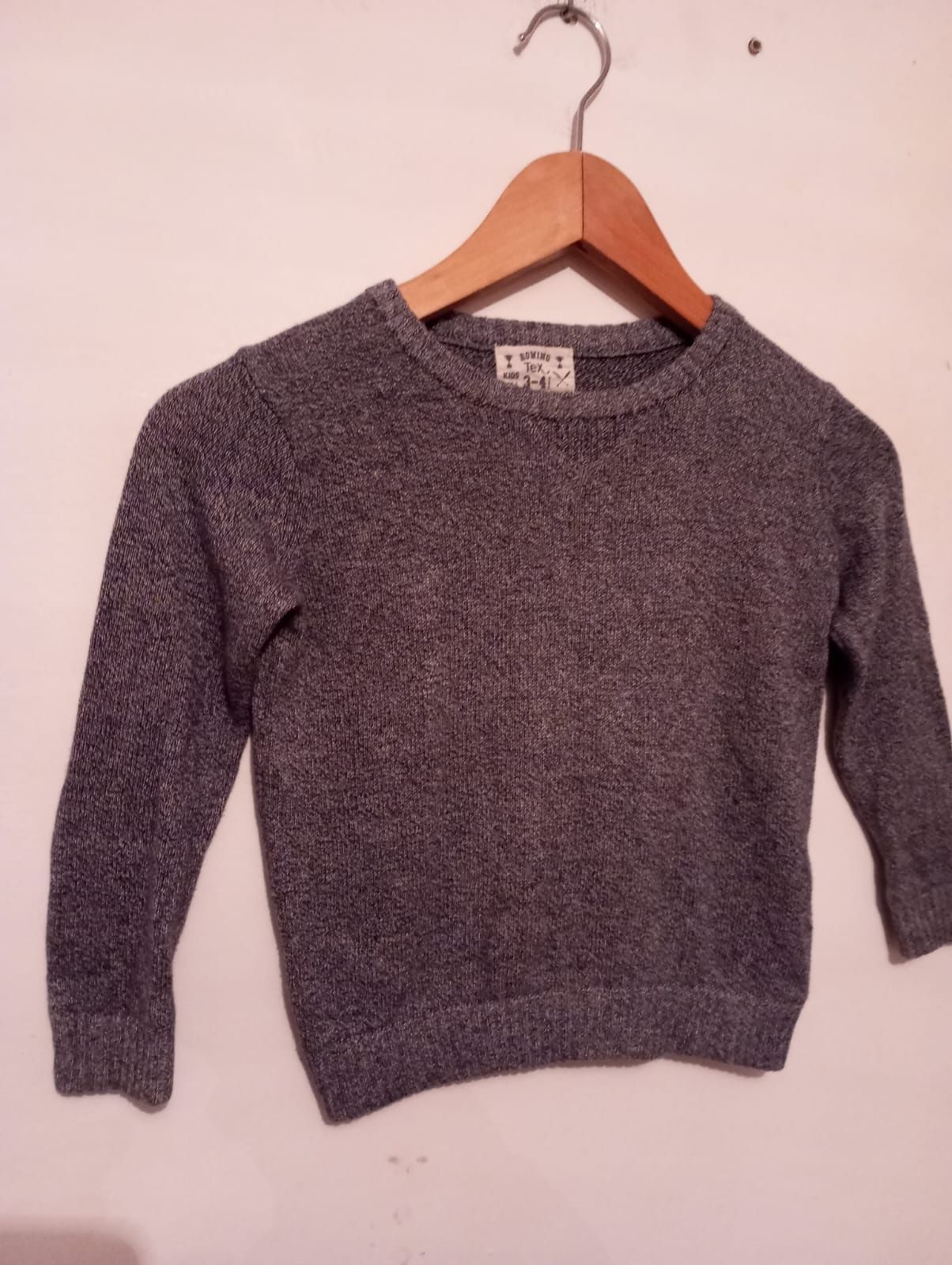 Camisola Tex Tamanho 3 Anos