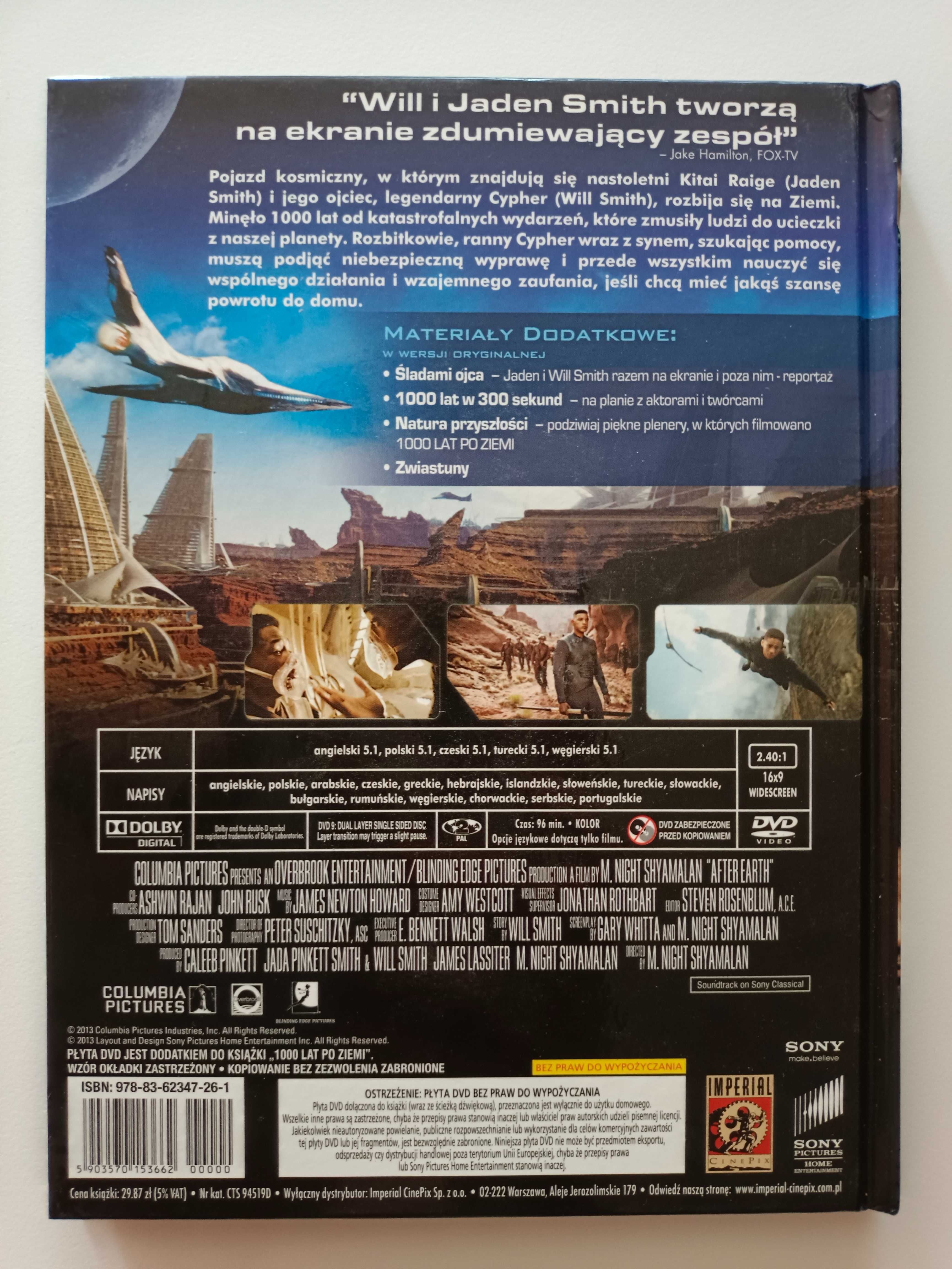 1000 lat po Ziemi (Will Smith) - DVD, lektor, napisy, science fiction
