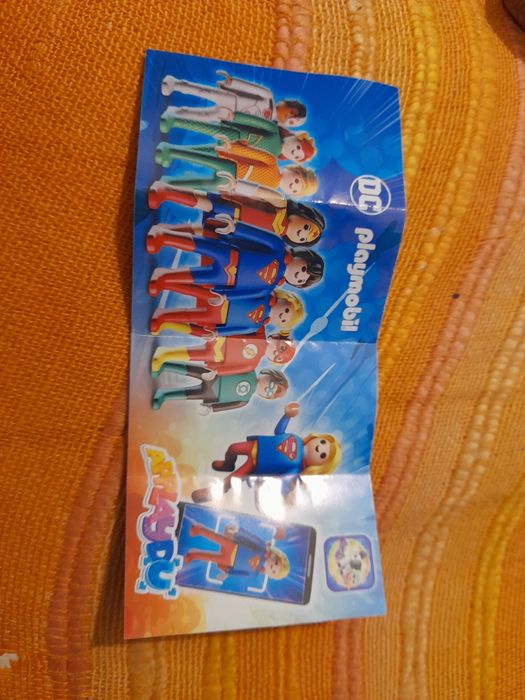 Bonecos Playmobil kinder Surpresa DC Comics Heróis Batman Vilões Joker