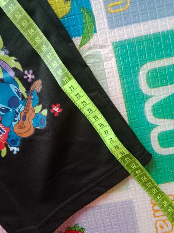 Nowe spodnie dziewczęce dresowe Stich