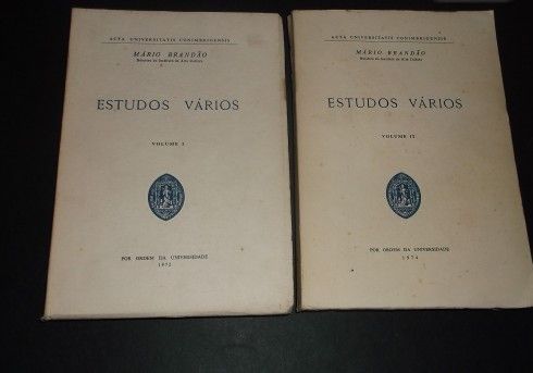 Mário Brandão-Estudos Vários-2 Volumes;