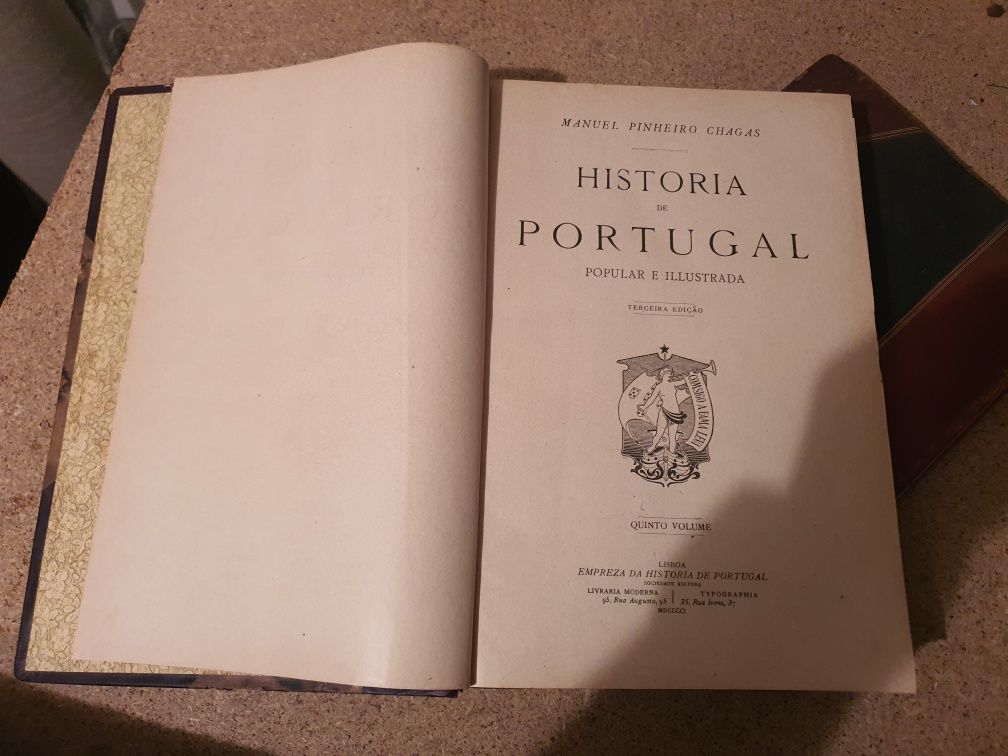 Enciclopedia muito antiga da historia de portugal