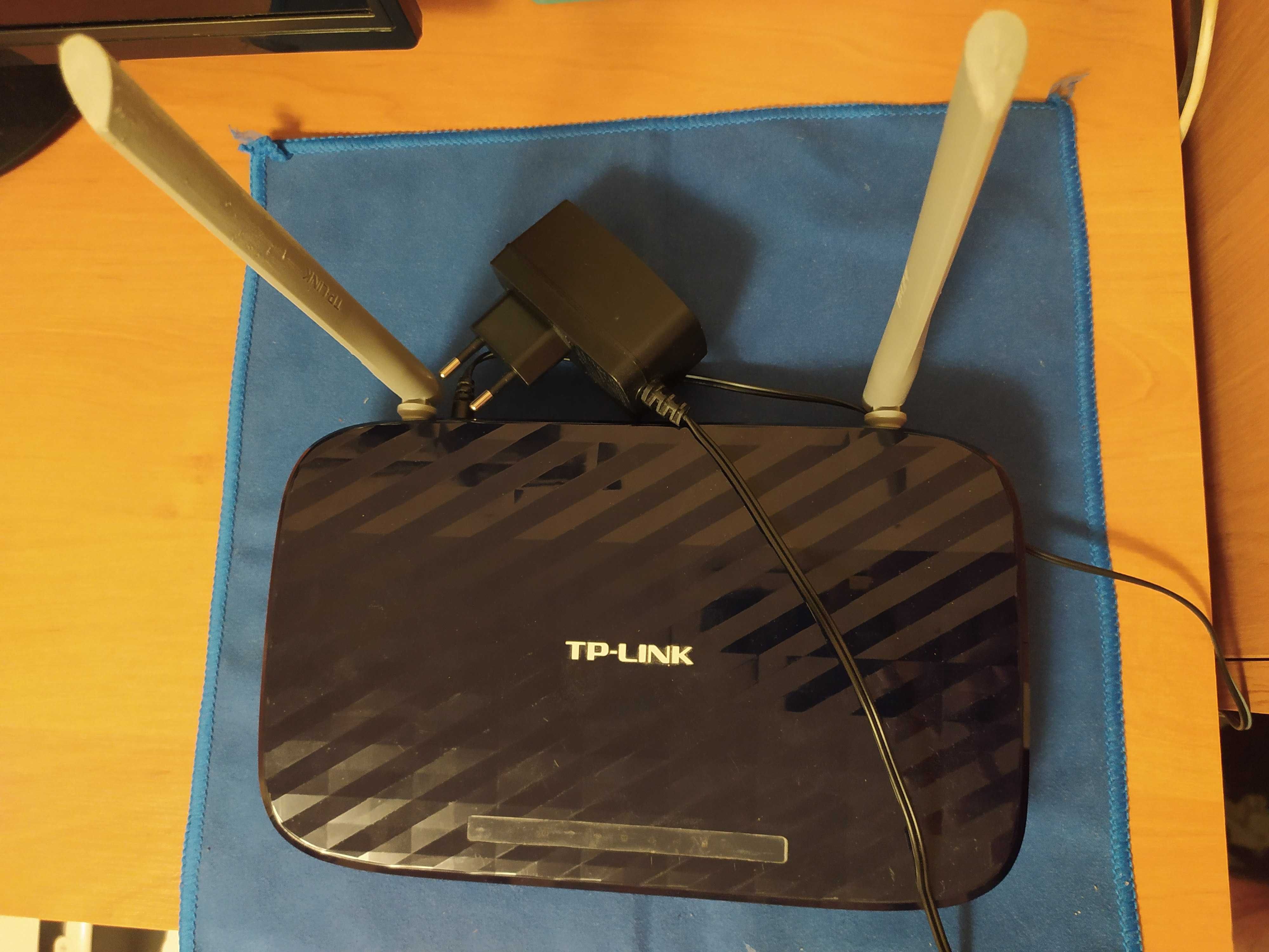 WiFi Роутер TP-Link AC750 Archer C20, 2-ва диапазона 2,4 и 5Ггц, USB