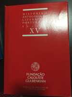 História e antologia da literatura portuguesa séc VX, XVI e XIII-XIV