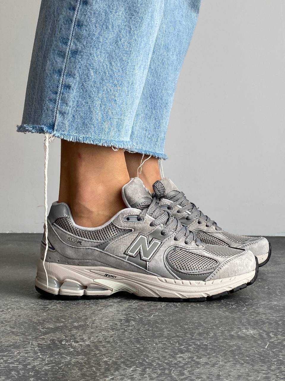 Кроссовки New Balance 2002R grey / Нью Беленс 2002 серые 38 39 40