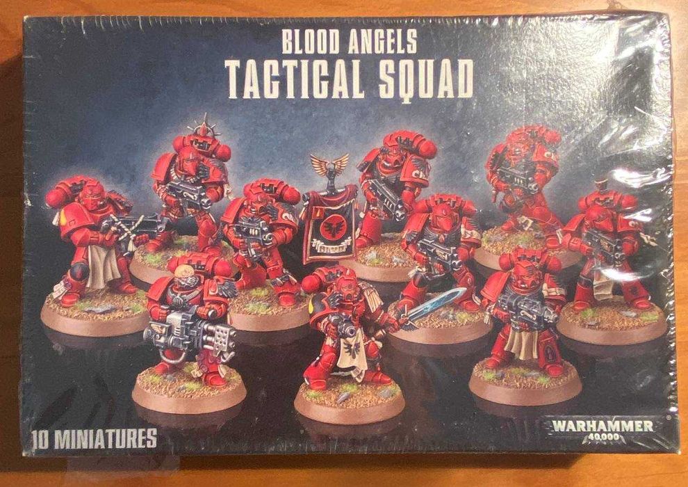 Warhammer 40k Blood Angels tactical squad