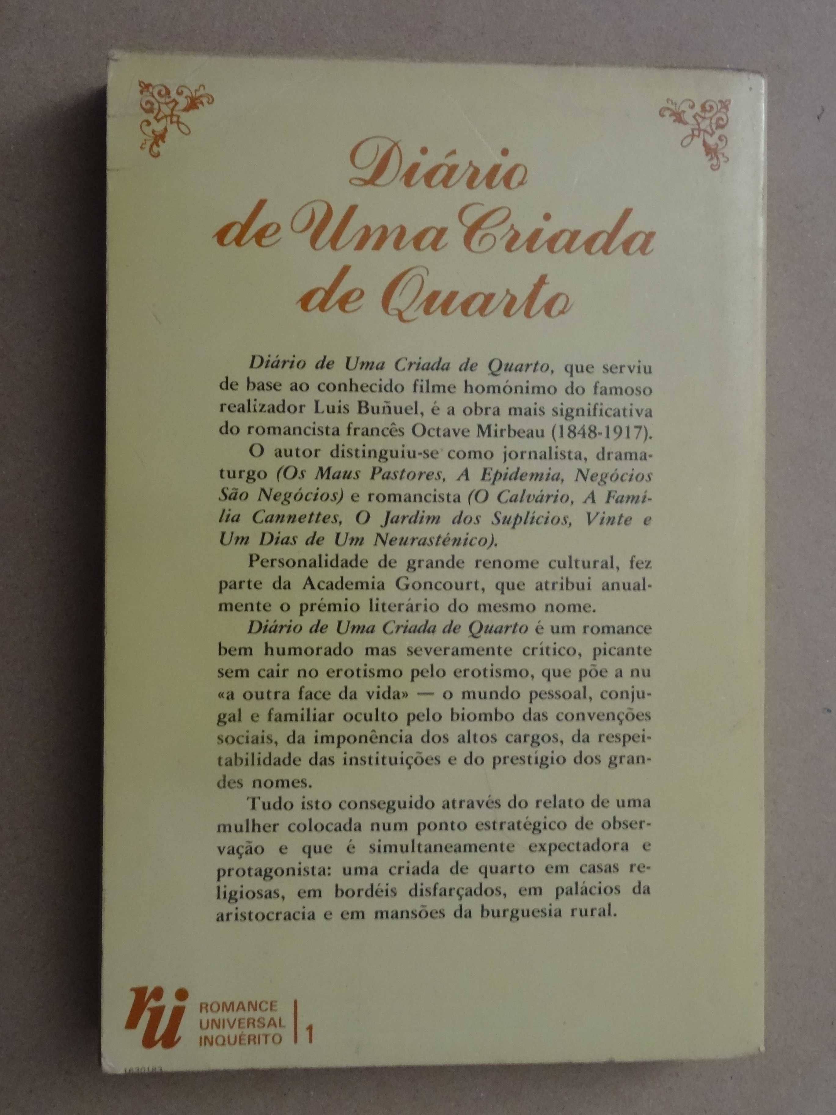 Diário de uma Criada de Quarto de Octave Mirbeau