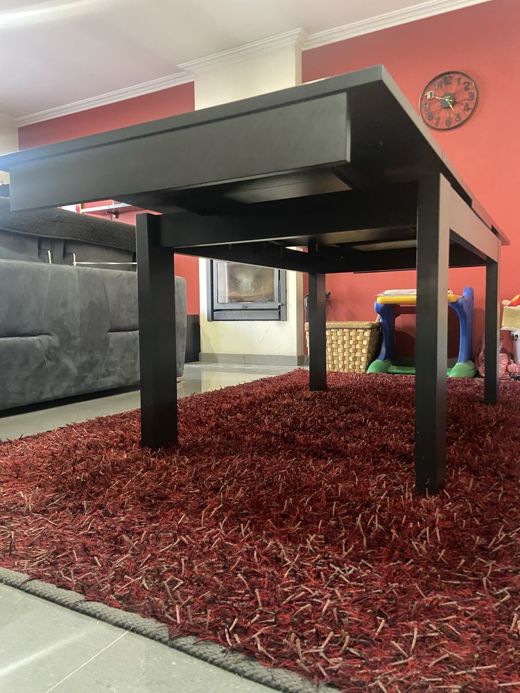 Mesa de Sala Moderna Extensível – 90x140 cm (230 cm aberta)