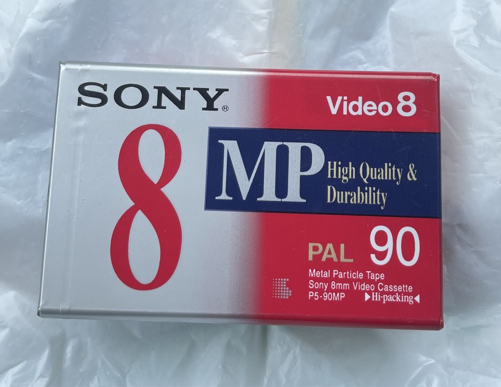 Kaseta SONY video 8 mm MP PAL 90