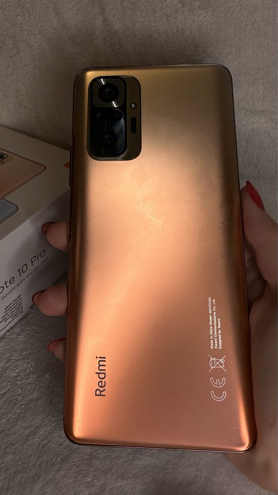 Xiaomi Redmi Note 10 Pro 6/64GB в кольорі Gradient Bronze.