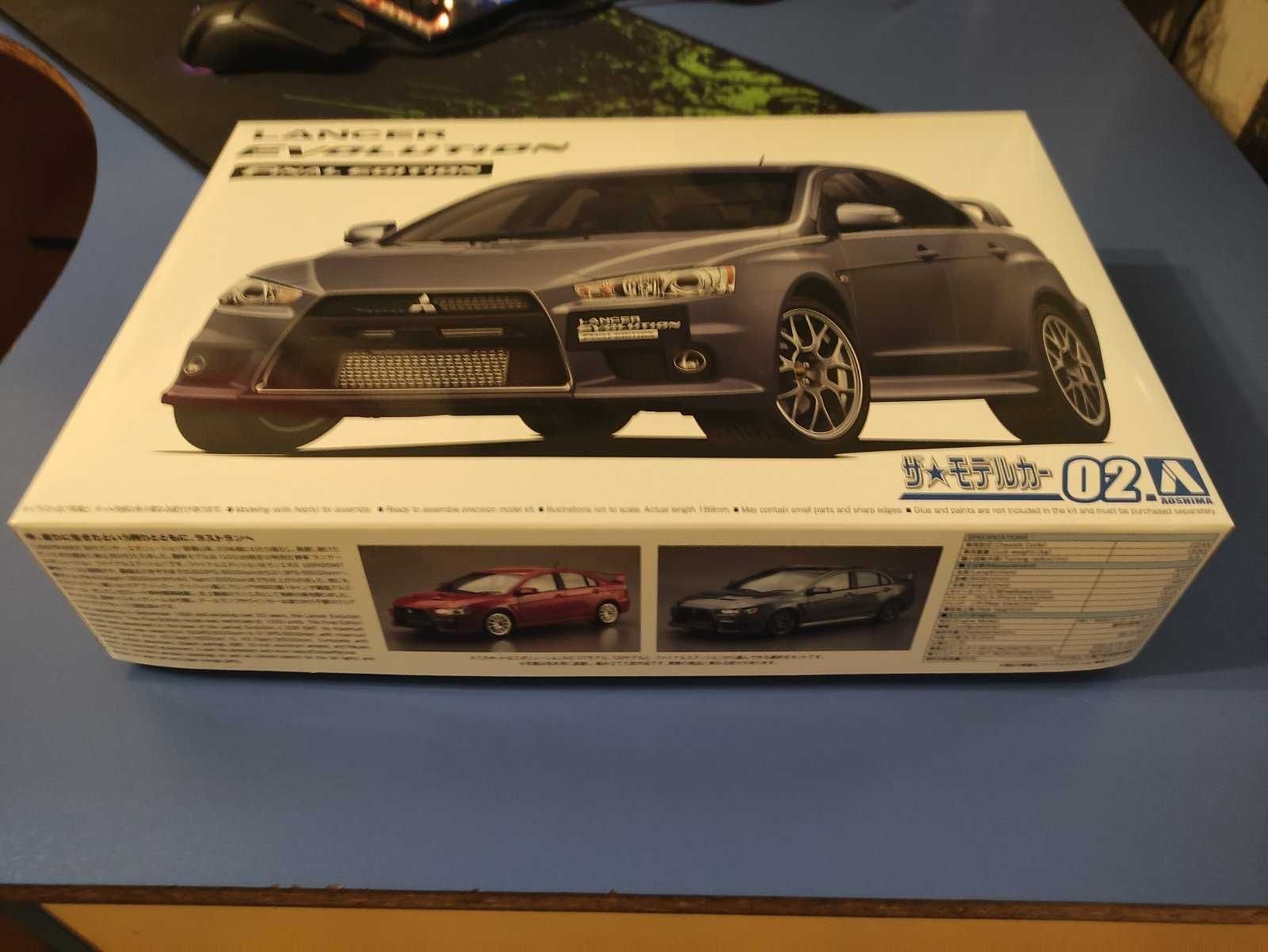 Сборная модель 1/24 автомобиля Mitsubishi CZ4A Lancer Evolution