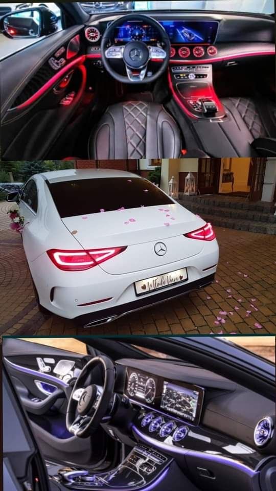 Mercedes CLS AMG auto do ślubu. Duża limuzyna.