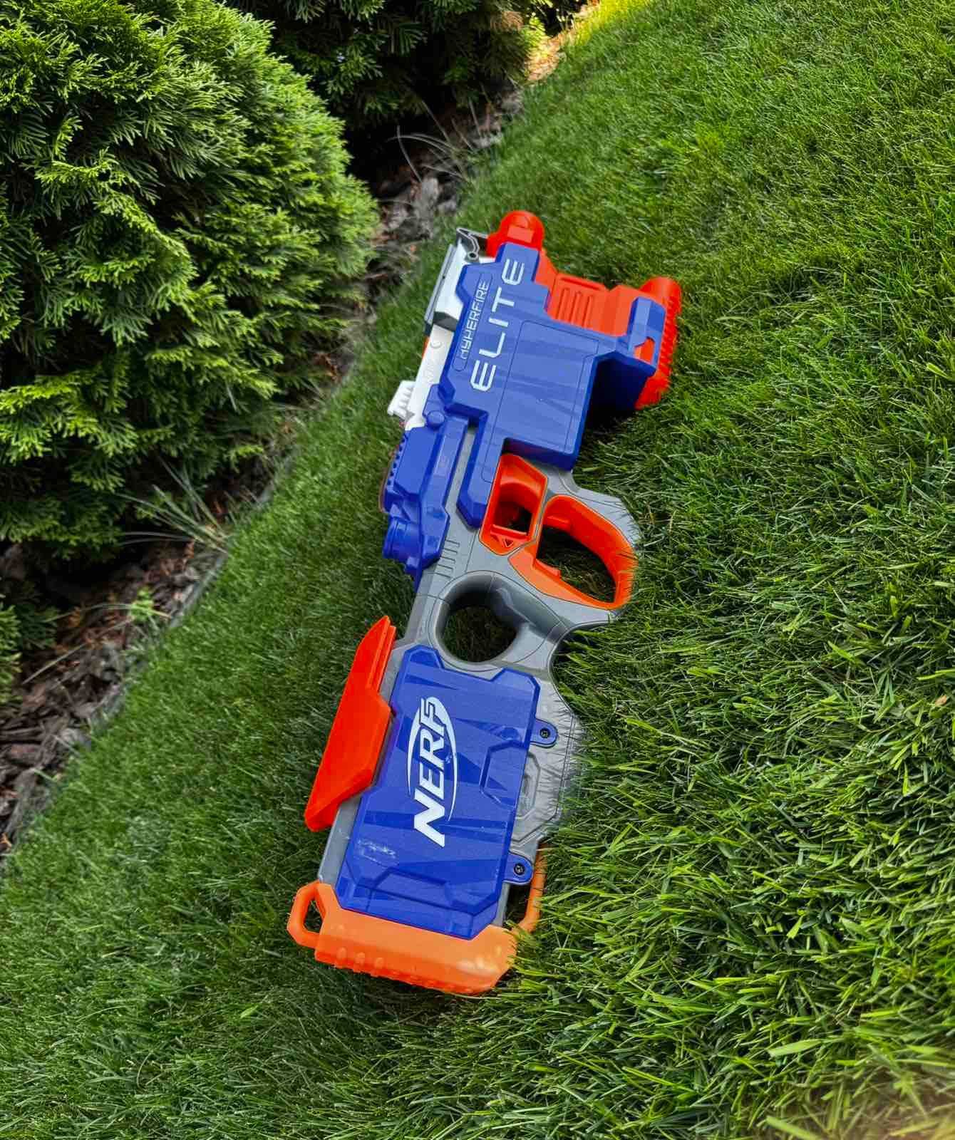 Бластер Хайперфайр Hasbro Nerf N-Strike Elite HyperFire Blaster