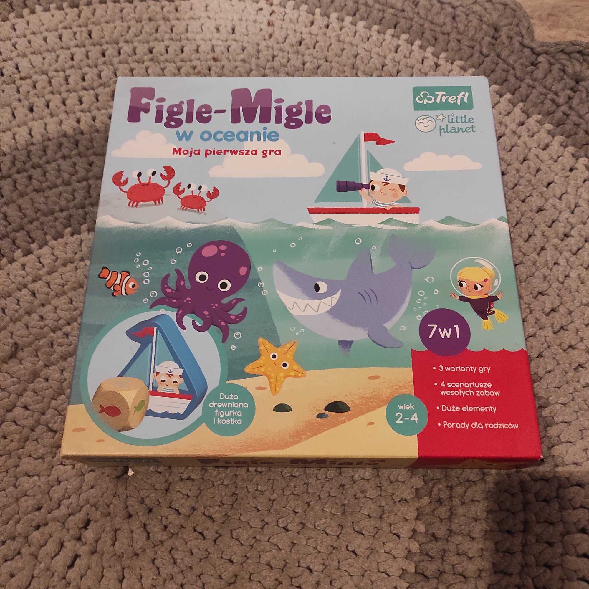 Gra Figle Migle w oceanie pierwsza gra