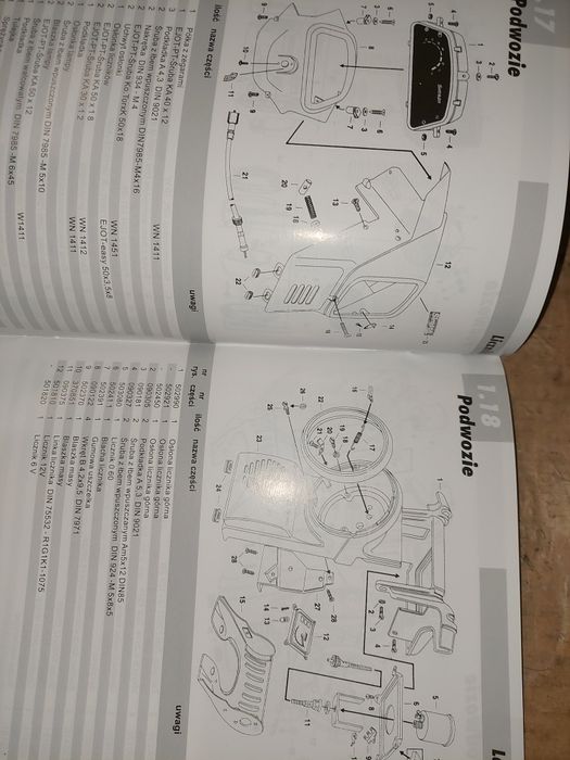 Katalog czesci instrukcja obsługi simson sr50 sr80 skuter rama silnik