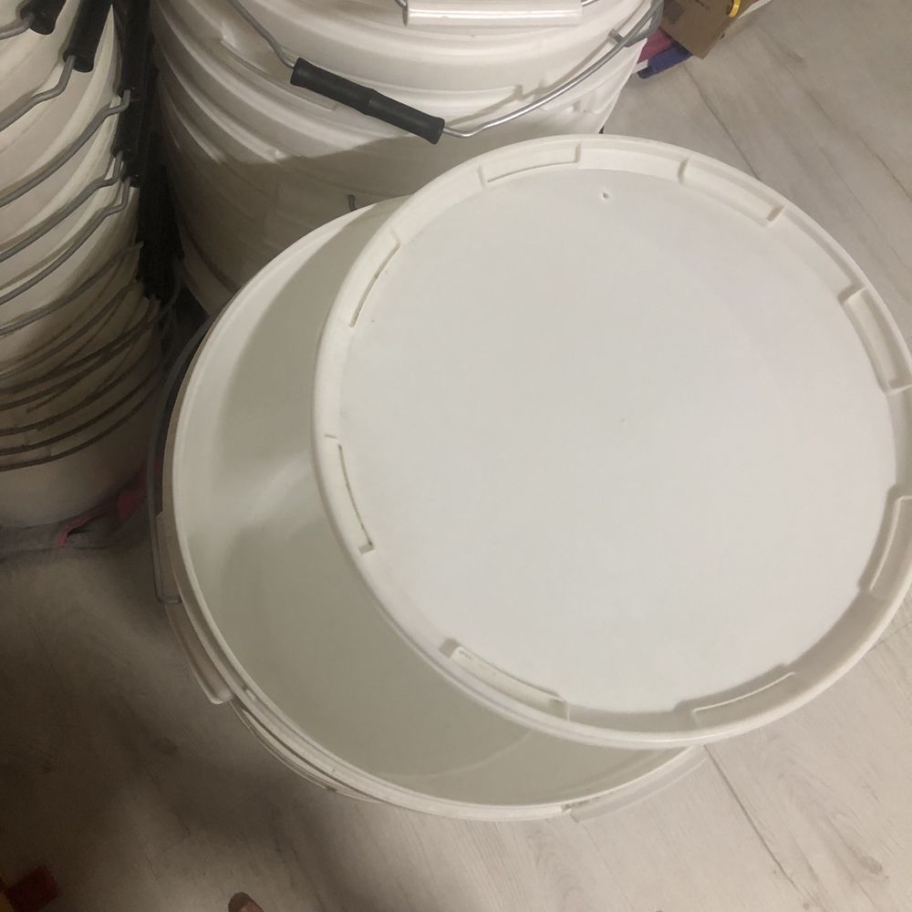 Wiadro plastikowe 20l białe