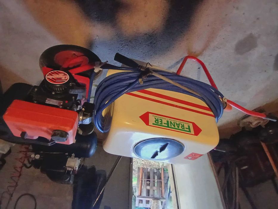 Pulverizador de carrinho de 100l Campeon, com mangueira de 30m