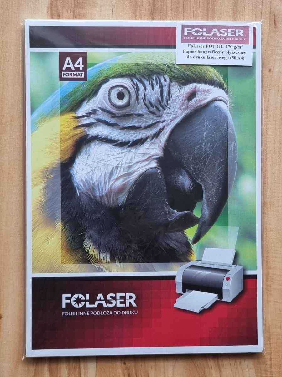 papier fotograficzny A4 50szt. 170g/m² laser