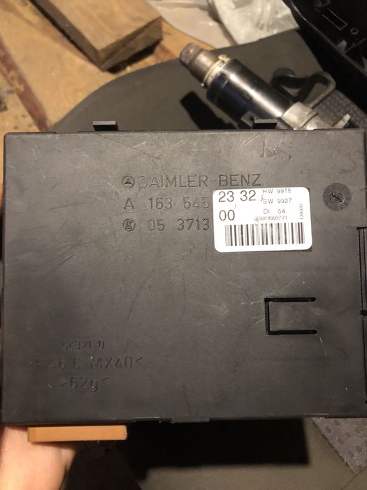 Мерседес Бенз w163 ML270CDI 2001г, Блок ЕБУ, Блок ААМ, ключ с чипом