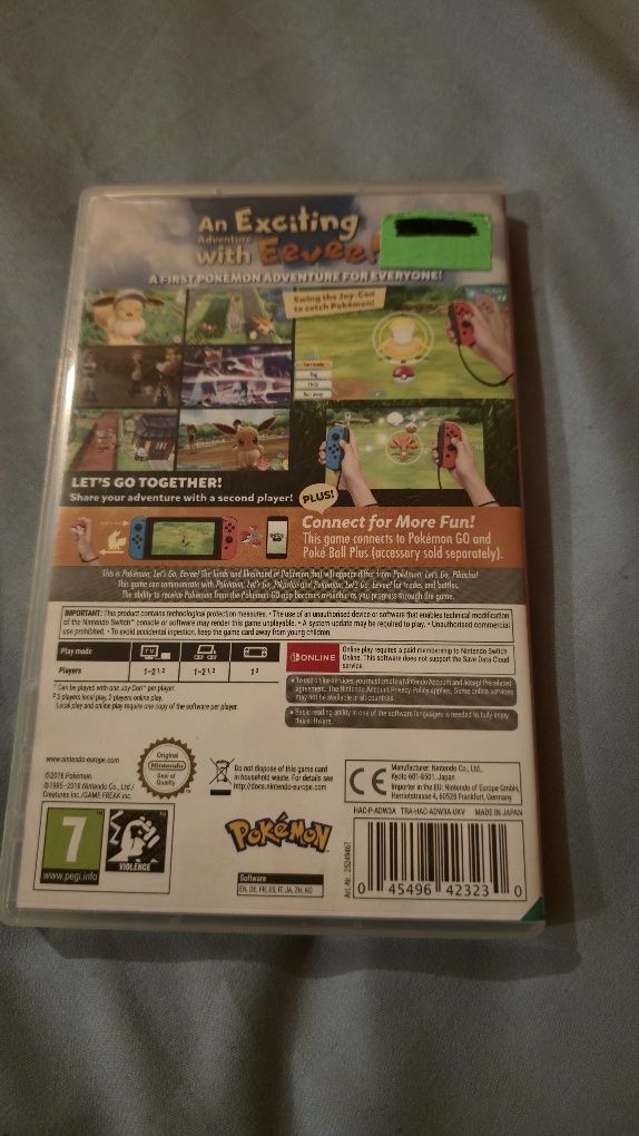 Gra Pokemon Let's go Eevee oraz Gra Pokemon Sword