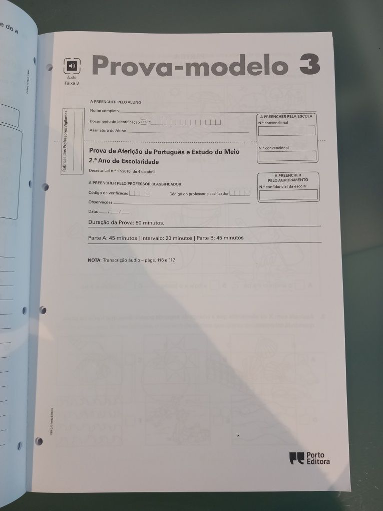 Livro: Provas de aferição 2.ano