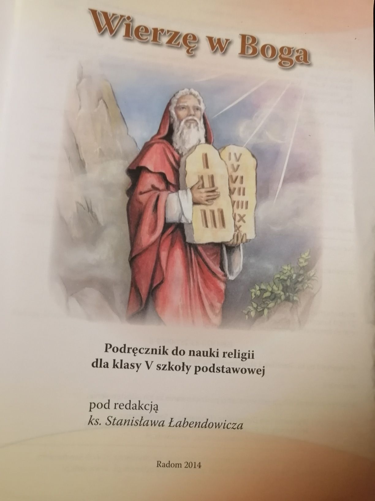 Sprzedam podrecznik do religii do klasy V