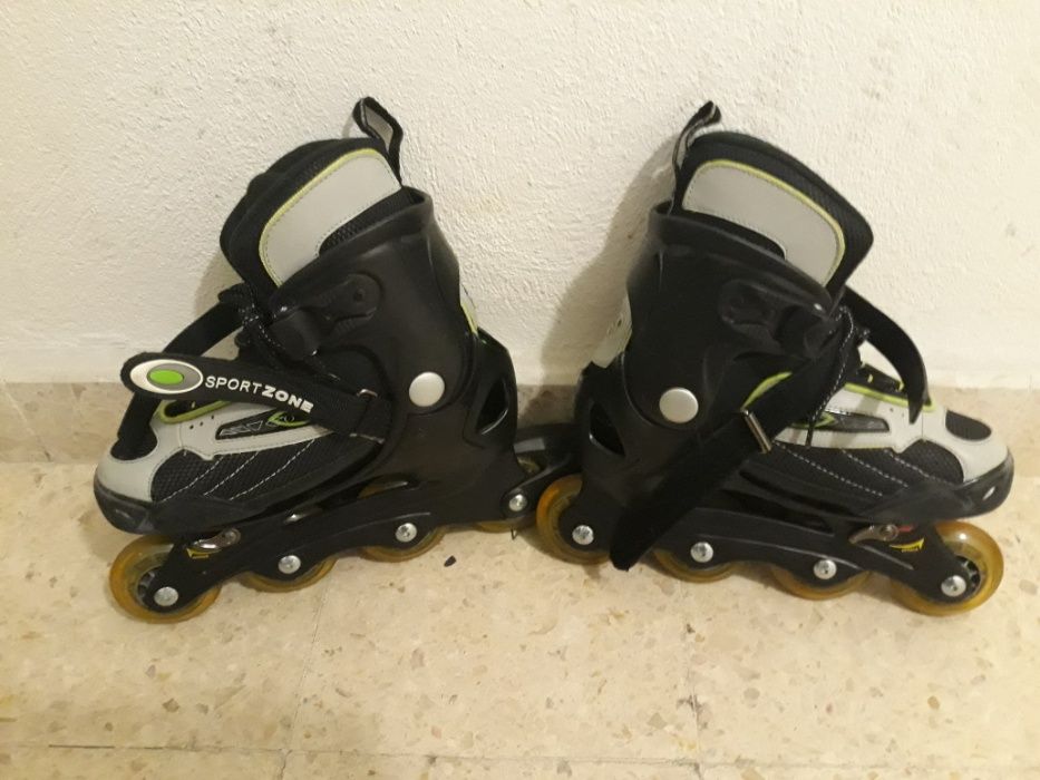 Patins em linha ajustáveis