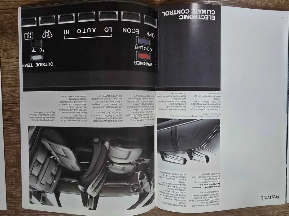 Prospekt Audi 200