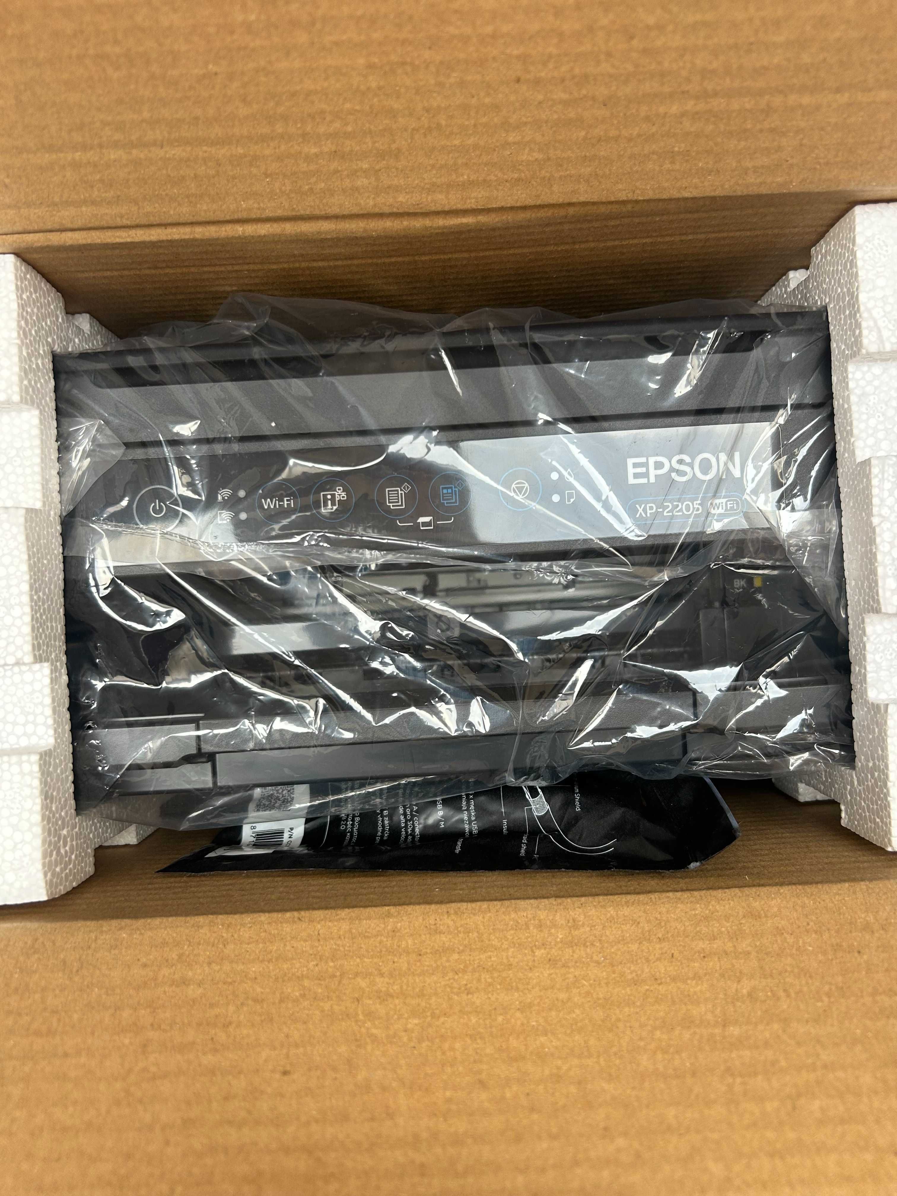 Drukarka Epson XP-2205 WiFi + USB Nowe tusze FV/paragon Okablowanie