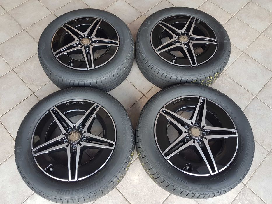 Koła DEMO Mercedes EQA EQB AMG 7,5x18 5x112 opony 235/55 NOWE 2023