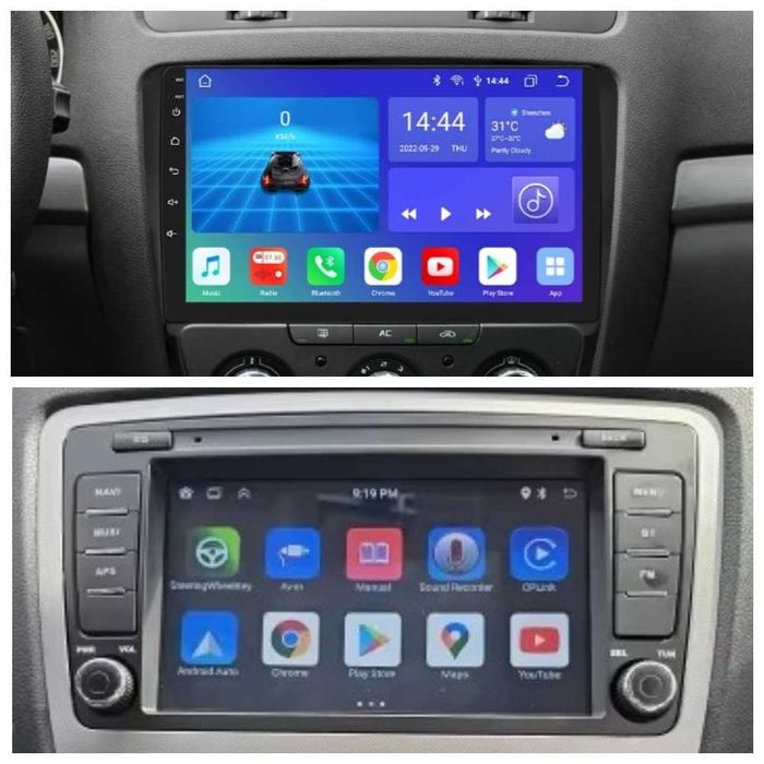 Штатна 2 DIN Skoda автомагнитола Android магнітола Skoda Octavia A5
