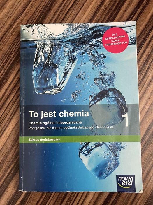 Podręcznik to jest chemia 1 zakres podstawowy
