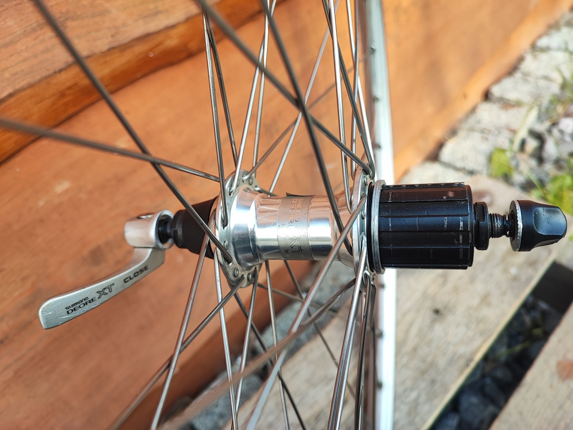 Tylne koło rowerowe Mavic X221 26" Shimano Deore XT M737 8s retro mtb