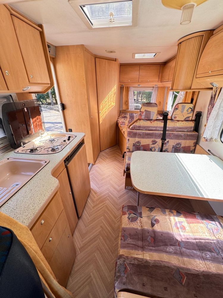 Autocaravana Fiat Burtsner perfilada 2.8 JTD ano 2001