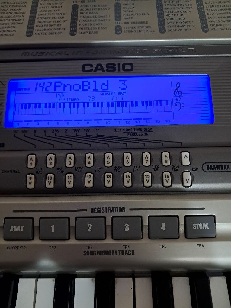 Keyboard casio wk3700