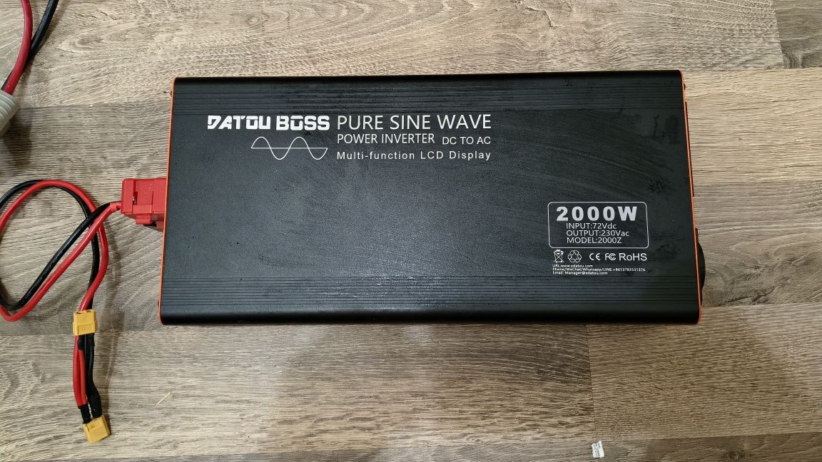 АКБ Li-ion 72V 30Ah + инвертор Datou Boss 2000W