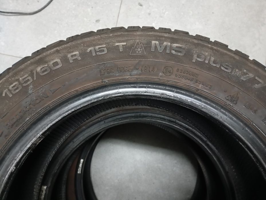 Sprzedam 4 opony zimowe Uniroyal 185/60 R15