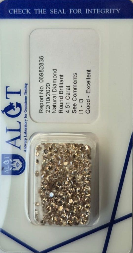 Diamante, vendo, selados e com documentos